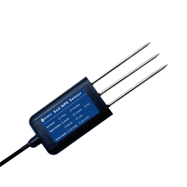 RS485 4-20mA Smart Irrigation Soil NPK Sensor Agricultural Monitoring Wireless Soil Nitrogen Phosphorus And Potassium Sensor