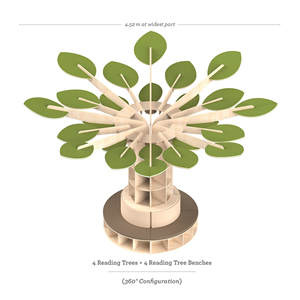 Montessori mẫu giáo Tree Shaped kệ sách daycare đồ nội thất mầm non thư viện bằng gỗ đọc sách góc vườn ươm cuốn sách hiển thị - Product Image 2