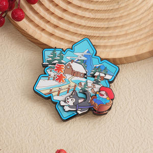 Ville 3D artisanat en bois aimant écologique chute colle décalcomanie pour réfrigérateur touristique mémorial en gros résine matériel - Product Image 4