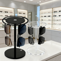 Support de présentation rotatif à 360 degrés pour lunettes de soleil en acrylique détachable, personnalisé, écologique et portable