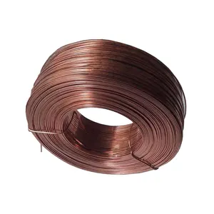 Alambre de costura de acero de bobina de alambre recubierto de cobre personalizado de alta calidad 16 #17 #18 #20 #