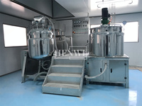 Mélangeur émulsifiant sous vide fixe Henwi 100-500 litres pour la fabrication de fromage en usine alimentaire, grande capacité, automatique