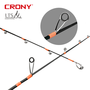 Caña de Pescar de Fibra de Carbono de Dos Secciones Personalizada CRONY UL/XUL, 1.42m/1.73m/1.83m, para Trucha, Lubina, Spinning, Casting, Baitcasting, Río, EVA - Product Image 3