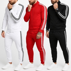 Ensembles de vêtements de jogging pour hommes, vêtements unis, ensembles de vêtements en deux pièces, ensembles de vêtements en molleton pour adultes - Product Image 1