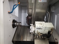 Tour CNC CK46D-8 fraiseuse avec lit incliné à une broche outillage en direct centre de tournage automatique léger