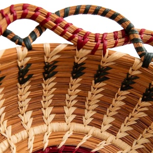 Produit à la mode mélange couleur jonc de mer décoration murale, plateau jonc de mer décoration de la maison en gros Vietnam artisanat - Product Image 3