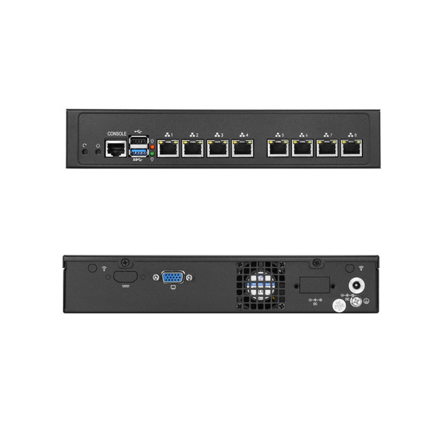 OEM/ODM 8 lan Mini PC N100 2 SFP+ 10G Fiber ports support I226V 2.5G pfSense mini pc 4 lan with SIM card slot