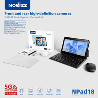 Tablette Android 5G Écran plein écran CPU haute performance WiFi Carte SIM Tablette avec stylet Clavier pour les affaires et les études NPad18