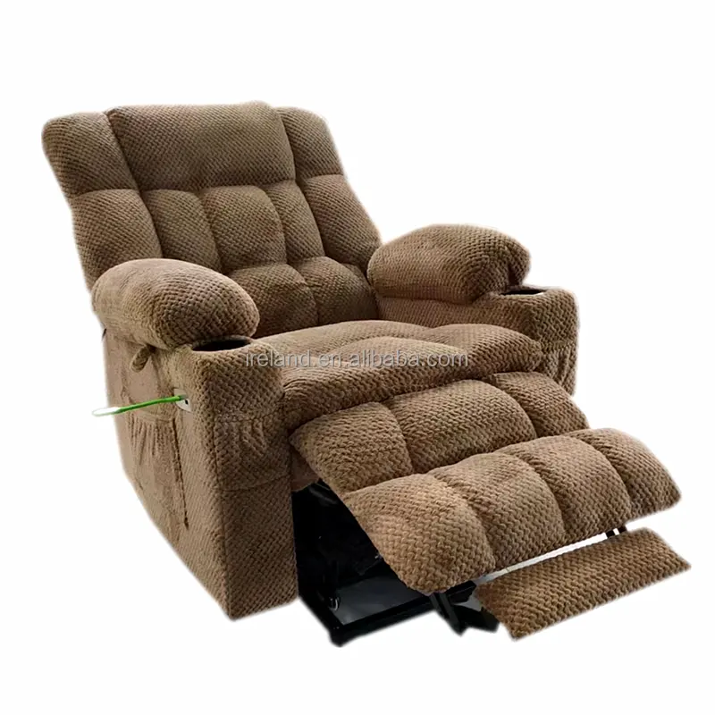 Sıcak satış lüks elektrikli güç asansör Recliner kanepe sandalye masaj ve ısı ile yaşlı için