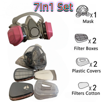Masque à gaz industriel réutilisable en silicone avec filtre