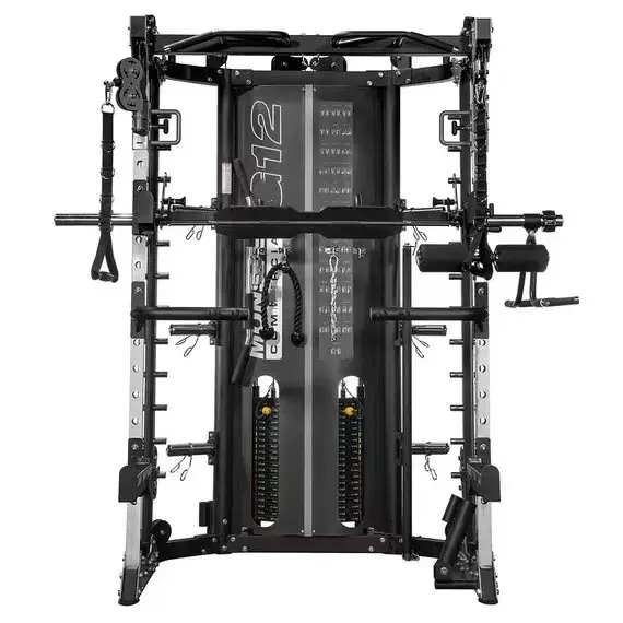 Gym equipment body building multi-functional trainer Smith machine home gym for sale made in China