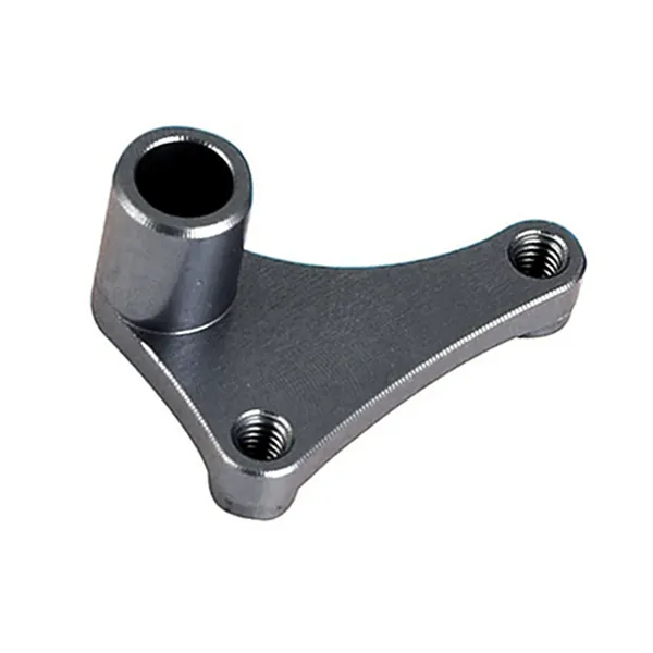 Fraisage CNC de l'aluminium, Service de processus sur mesure en aluminium Cnc usiné à l'arrière, adaptateur de connexion de fourche plate, usinage Cnc pour moto