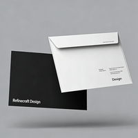 Enveloppes personnalisées en gros DL C5 120 g/m² avec impression de logo de marque, papeterie de bureau OEM en vrac pour l'envoi professionnel