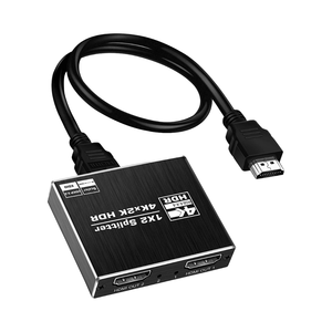 Répartiteur HDMI2.0b en alliage d'aluminium, 2 ports, 1 entrée 2 sorties, scalaire pour affichage double moniteur, HDCP2.2, Xbox, PS4 - Product Image 4