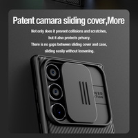Étui Nillkin pour Samsung Galaxy S25 Ultra, S24 Ultra, S23, S24 FE, S25 Plus Edge Camshield Pro, coque de téléphone avec protection coulissante pour l'objectif de l'appareil photo