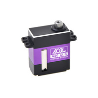 AGFRC A20CLS 9g Servomoteur numérique pour planeur et hélicoptère, spécial, entièrement métallique, sans noyau, avec coupelle de 5kg et engrenage de direction