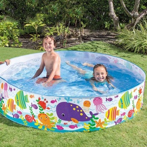 Piscine/<span class=keywords><strong>Baignoire</strong></span> Pliable Rigide en PVC <span class=keywords><strong>INTEX</strong></span> 56451 pour Enfants, Non <span class=keywords><strong>Gonflable</strong></span>, 152cm x 25cm, Grande Taille - Product Image 2
