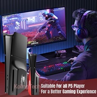 Nouveaux panneaux latéraux anti-poussière séparés personnalisés plaque frontale en araignée pour PS5 Slim Console plaques de couverture accessoires pour Playstation 5 Slim
