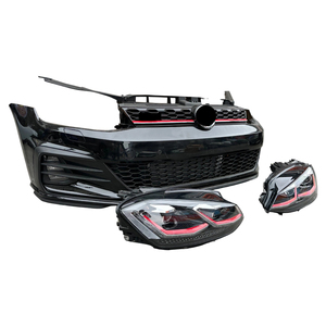 กันชนรถยนต์มือสองคุณภาพดั้งเดิมสำหรับ Golf7 2020 กันชนหน้าพร้อมไฟหน้า อะไหล่รถยนต์ ชุดแต่งตัวถังรถยนต์ อุปกรณ์ตกแต่งรถยนต์ - Product Image 4