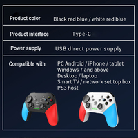 Alta calidad 2,4G inalámbrico BT Video Gaming Gamepad vibración Joysticks controladores de juego para P4/P3/PC/teléfono