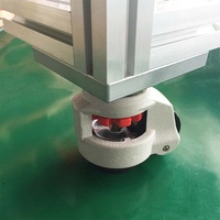 Roda Kastor Aluminium Alloy Heavy Duty dengan Rem Putar dan Kapasitas Beban 250kg untuk Troli