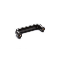Poignée de traction en bakélite noire de conception industrielle en forme de U avec trous M6/M8 de 90/120 mm pour tiroirs de cuisine, chambre, hôtel, entrepôt et commodes