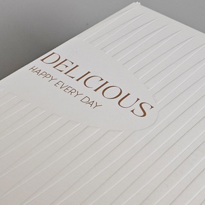 Custom Corrugated Paperboard <b>Box</b> <b>Wedding</b> Afternoon Tea Shipping Food Packaging with Custom Logo Cake Board - Product Image 3