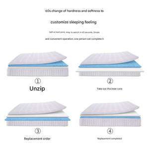 Thân Thiện Với Môi Bộ Nhớ Bọt Nệm Với Có Thể Tháo Rời Bìa Vua Nữ Hoàng Kích Thước Cho Khách Sạn Nhà Miễn Phí 3D Dài Vải Tốt Nhất Túi Giá Cả Phải chăng - Product Image 3