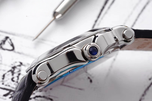 Digital Quartz Diver <b>Watch</b> Happy Ladies Stainless Steel <b>Case</b> Sapphire Crystal Dial Stainless Steel Band Chronograph Chopards - Product Image 4