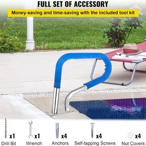 Main courante de <span class=keywords><strong>piscine</strong></span> en acier inoxydable 304, 30x22mm, design contemporain épaissi pour <span class=keywords><strong>escalier</strong></span>, salle de bain, villa - Vente directe - Product Image 3