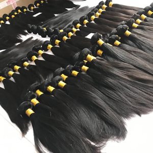 Extensions de cheveux naturels non traités, cheveux humains brésiliens, cheveux vierges euraséens 10a, cheveux vierges slaves russes, matière première - Product Image 2