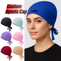 Gorra de Ciclismo de Dos Piezas de Color Sólido Personalizada OEM del Fabricante, Gorro Básico de Venta Caliente, Diadema Modal, Turbante