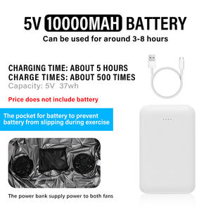 Gilet con aria condizionata Oem gilet All-in-one per il raffreddamento ad aria ghiacciata Vestair per donna uomo <span class=keywords><strong>abbigliamento</strong></span> da lavoro all'aperto con ventilatore - Product Image 5