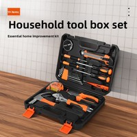 Kit d'outils ménagers transfrontalier multifonctionnel et portable pour voiture avec mallettes pour réparations d'urgence