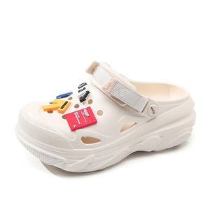 Women's Platform <b>Clogs</b> EVA Soles Beige Khaki Black 35-40 Non Slip Breathable Outdoor Beach Wear - Product Image 5