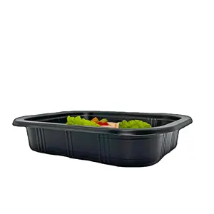 Small PP Plastic Food Tray with Sealing Blister Pack Includes Plates & Bowls