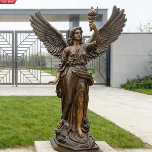 YOUFINE Escultura de Arte Clásico de la <span class=keywords><strong>Victoria</strong></span> <span class=keywords><strong>Alada</strong></span> de Samotracia en Bronce para Jardín o Propiedad - Product Image 5