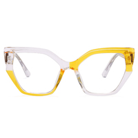 Gafas de Moda Europea para Mujer, Montura TR90 Multicolor con Efecto Ojo de Gato, Anti Luz Azul, Fotocromáticas, para el Uso Diario