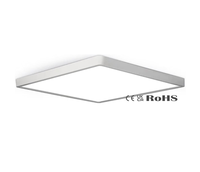 Plafonnier LED carré encastré OEM 11,61-12 pouces 12W 2600LM, télécommande CCT réglable, ultra-plat 0,98 pouces, 220V-240V, certifié CE UKCA