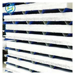 50mm anti moisture insulation eps wall panels cold storage sandwich wall board for fresh food