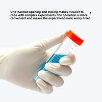 Tubes à centrifuger en plastique transparents avec graduations 0,5 ml 1,5 ml 2 ml 5 ml 10 ml, modèle à fond conique jetable pour laboratoire Xq7 Place