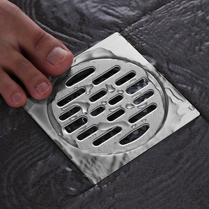 Pano.V New Modern Outdoor Bathroom Accessories Backflow Preventive Square 304 Stainless Steel Floor Shower <b>Drain</b> 10x10 Anti Odor - Product Image 3