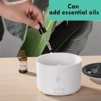 Aromacare ODM OEM led diffuseur d'arôme de flamme de lumière diffuseur de flamme humidificateur de volcan de flamme d'air