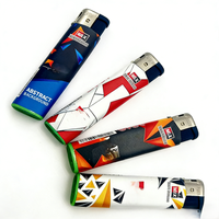 Briquet électronique Shunfa SF-E08B à prix de gros, design classique, en plastique recouvert d'autocollants, pour cigares, cadeaux d'affaires