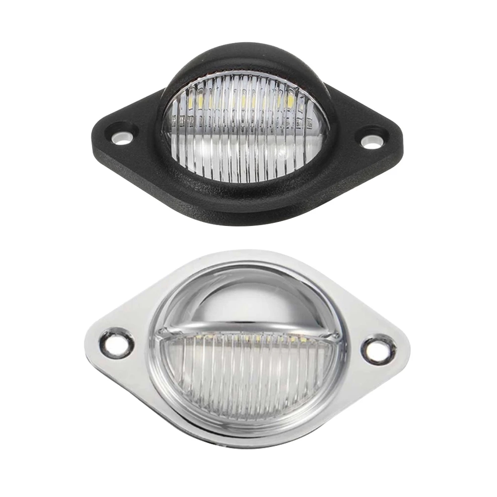 Подсветка для номерного знака автомобиля, 3 светодиода, подсветка номерного знака для грузовика, внедорожника, прицепа, фургона