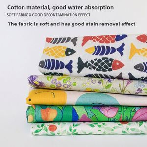 Serviettes de cuisine absorbantes personnalisées en coton pur imprimé pour l'exportation transfrontalière, ensembles de thé, impression de logo en gros - Product Image 2