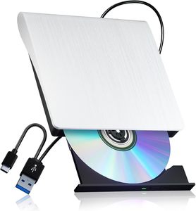 Lecteur de <span class=keywords><strong>CD</strong></span>/DVD externe USB 3.0 et USB-C, lecteur/<span class=keywords><strong>graveur</strong></span> de <span class=keywords><strong>CD</strong></span>/DVD optique portable de qualité supérieure, lecteur/<span class=keywords><strong>graveur</strong></span> de <span class=keywords><strong>CD</strong></span>/DVD +/-RW pour <span class=keywords><strong>Mac</strong></span> - Product Image 1
