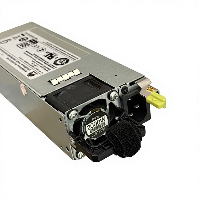Super Fusion Server Power Supply 2000W 80 PLUS Platinum Certified Silver & Black