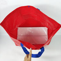 Sacs de courses en plastique laminé en polypropylène écologiques, nouvelle arrivée, le vendeur de Wenzhou offre la livraison gratuite, lot de sacs tissés en PP