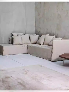 जापानी आधुनिक सरल कपास और लिनन सोफा - Product Image 6